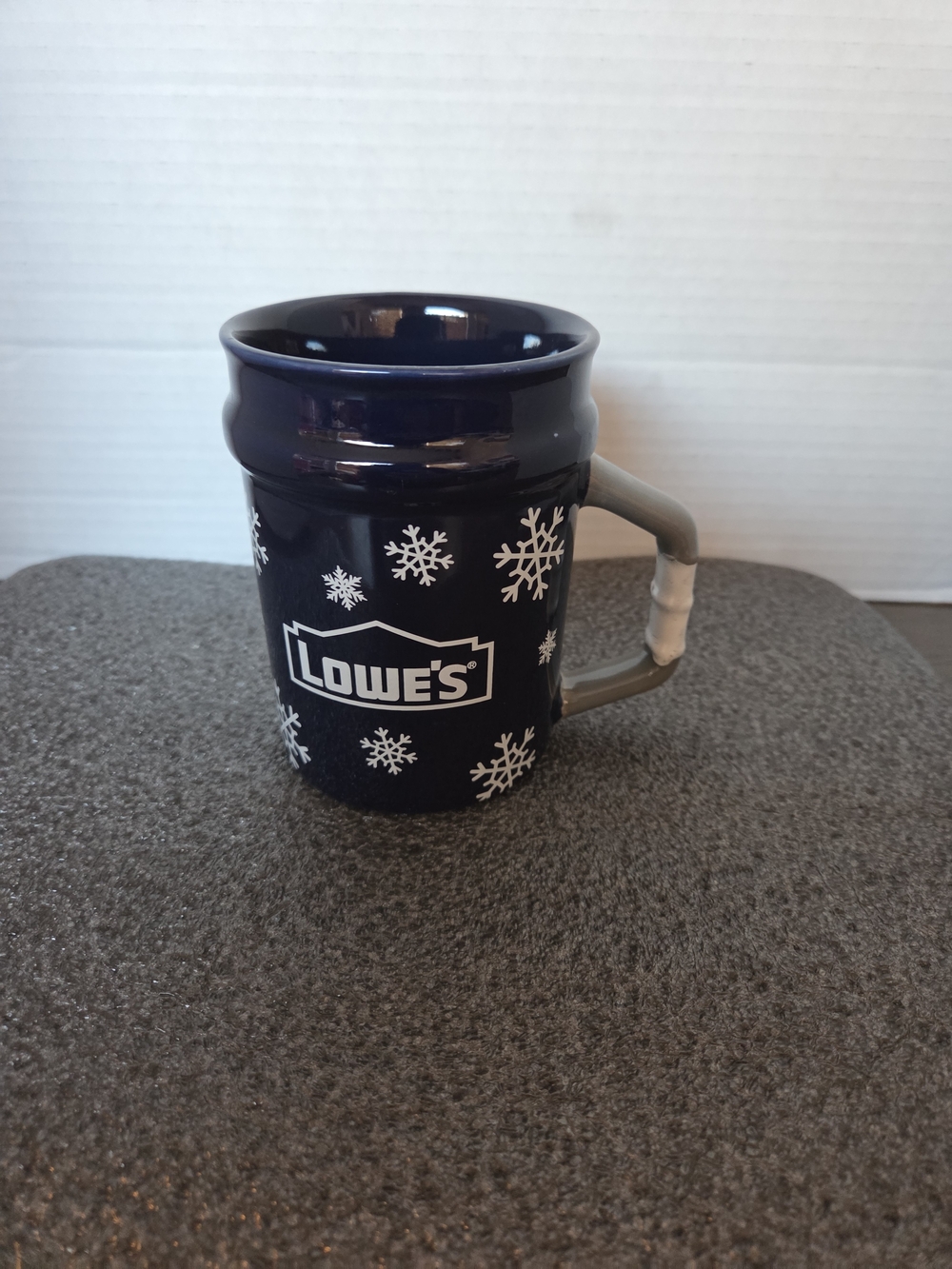 Lowes Ceramic Blue Snowflake Bucket Cup 2025